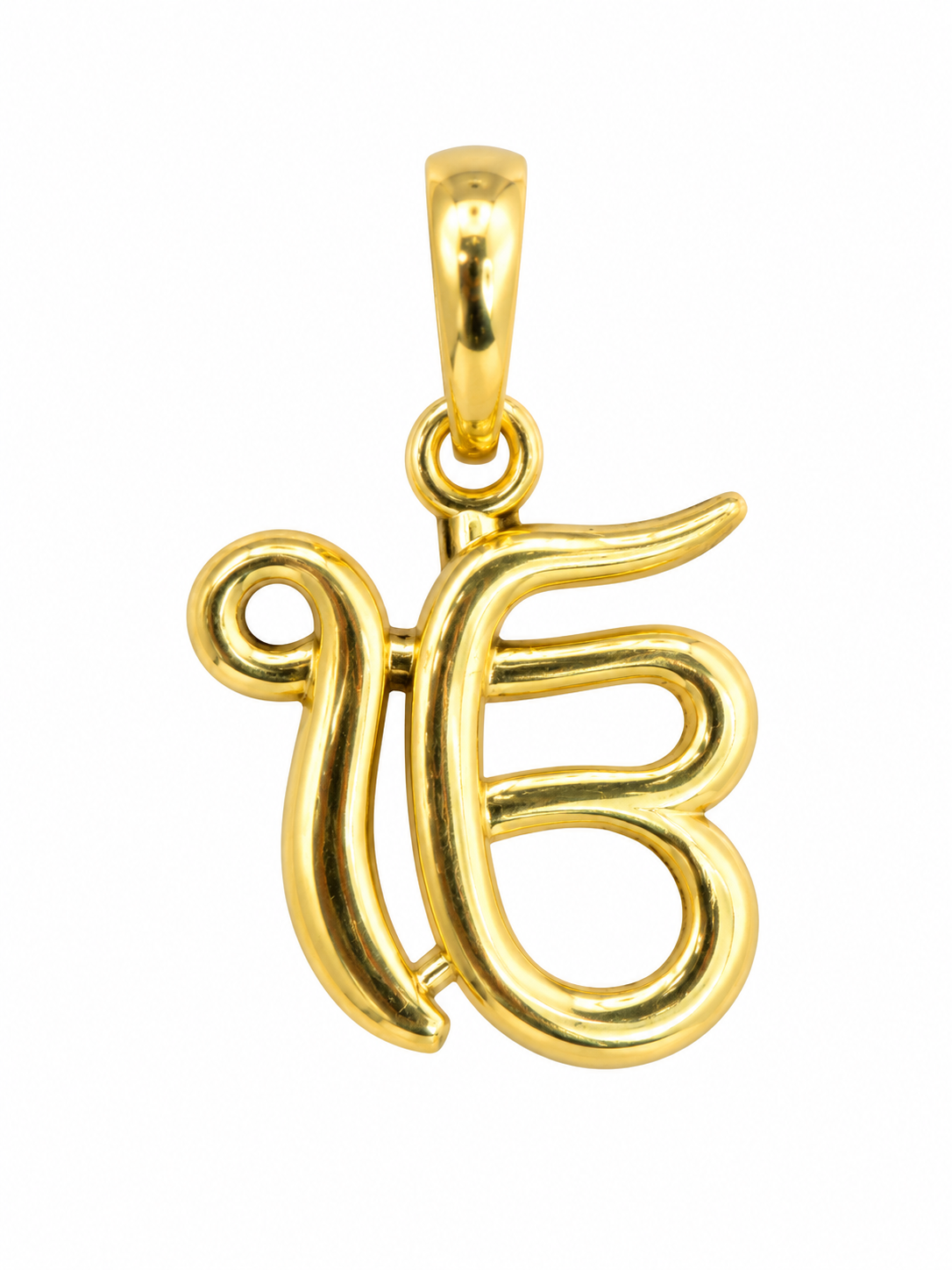 22KT Gold Ik Onkar Pendant
